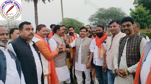 बिहार में एनडीए की जीत पर भाजपा कार्यकर्ताओं ने मनाया जश्न !