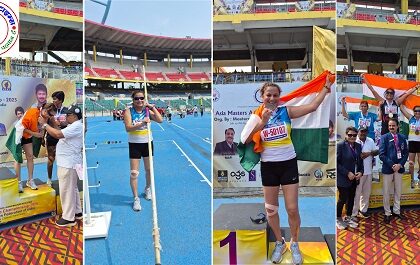 बाल विकास परियोजना अधिकारी नीलू मिश्रा ने एशिया मास्टर्स एथलेटिक चैंपियनशिप में जीता ब्रॉन्ज मेडल ! चेन्नई में आयोजित 50 वर्ष आयु वर्ग में शानदार प्रदर्शन कर बढ़ाया देश और प्रदेश का मान ! सीखड़ विकास खंड में बाल विकास परियोजना अधिकारी के पद पर है कार्यरत !