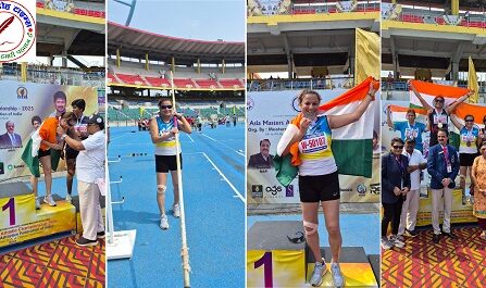 बाल विकास परियोजना अधिकारी नीलू मिश्रा ने एशिया मास्टर्स एथलेटिक चैंपियनशिप में जीता ब्रॉन्ज मेडल ! चेन्नई में आयोजित 50 वर्ष आयु वर्ग में शानदार प्रदर्शन कर बढ़ाया देश और प्रदेश का मान ! सीखड़ विकास खंड में बाल विकास परियोजना अधिकारी के पद पर है कार्यरत !