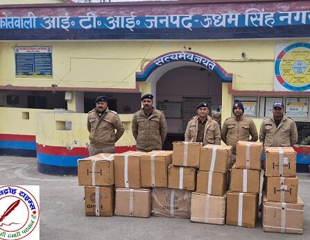 कोतवाली ITI द्वारा पकड़ी गए लाखो की संख्या मे नशीले इंजैक्शन, कैप्सूल व नशीली दवाईयो का जखीरा !