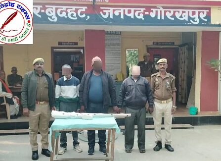 पुलिस की गिरफ्त में आरोपित ! मैकेनिक को गोली मारने के तीन आरोपित गिरफ्तार !
