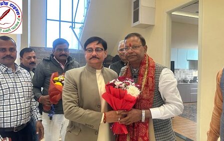 भाजपा प्रदेश अध्यक्ष का भव्य स्वागत ! पूर्व मंत्री से शिष्टाचार भेंट में हुई राजनीति पर चर्चा !