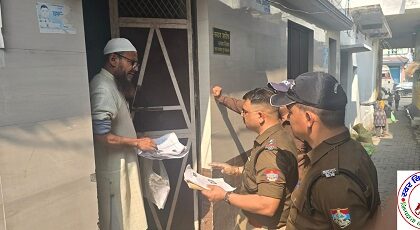शहर में बाहरी व्यक्तियों और किरायेदारों के सत्यापन को लेकर ITI पुलिस ने सख्त रुख अपनाते हुए कोतवाली क्षेत्र में व्यापक अभियान चलाया गया !