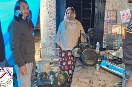 शाहाबाद देहात में अज्ञात कारणों से लगी आग, गृहस्थी का सामान जलकर खाक !
