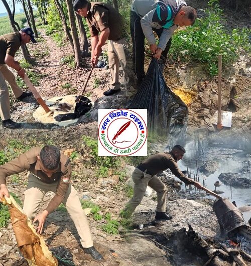 अवैध शराब के विरुद्ध कोतवाली ITI पुलिस का करार प्रहार !