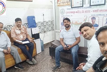 मासिक बैठक कर संगठन के विषय में किया गया विचार विमर्श !